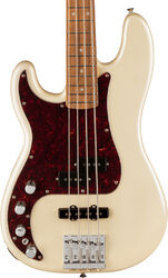 Basse électrique solid body Fender Player Plus Precision Bass LH (MEX, PF) - Olympic pearl
