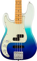 Basse électrique solid body Fender Player Plus Precision Bass LH (MEX, MN) - Belair blue