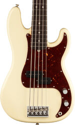 American Professional II Precision Bass V (USA, RW) - olympic white