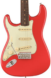 Guitare électrique gaucher Fender American Vintage II 1961 Stratocaster LH (USA, RW) - Fiesta red