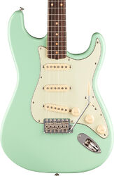 Guitare électrique forme str Fender American Vintage II 1961 Stratocaster (USA, RW) - surf green