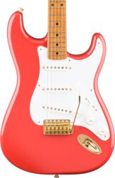 Guitare électrique forme str Fender Vintera II '50s Stratocaster Ltd (MEX, MN) - fiesta red