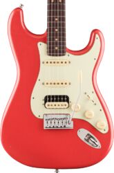 Guitare électrique forme str Fender American Ultra Luxe Vintage '60s Stratocaster HSS (USA, RW) - fiesta red