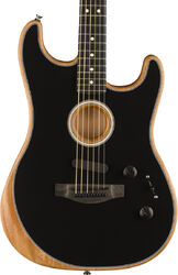 Guitare electro acoustique Fender American Acoustasonic Stratocaster - Black