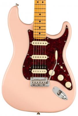 Guitare électrique solid body Fender American Professional II Stratocaster HSS Ltd (USA, MN) - Shell pink