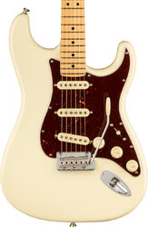 Guitare électrique forme str Fender American Professional II Stratocaster (USA, MN) - Olympic white