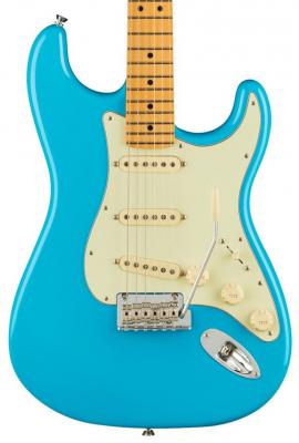 Guitare électrique solid body Fender American Professional II Stratocaster (USA, MN) - Miami blue