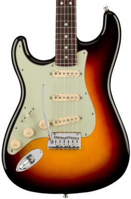 Guitare électrique solid body Fender American Ultra Stratocaster Gaucher (USA, RW) - Ultraburst