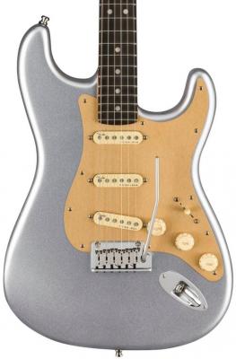 Guitare électrique solid body Fender American Ultra Stratocaster Ltd (USA, EB) - Quicksilver