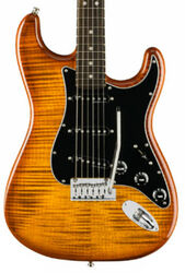 Guitare électrique forme str Fender American Ultra Stratocaster Ltd (USA, EB) - Tiger's eye