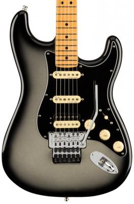 Guitare électrique solid body Fender American Ultra Luxe Stratocaster Floyd Rose HSS (USA, MN) - Silverburst