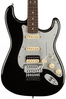 Guitare électrique solid body Fender American Ultra Luxe Stratocaster Floyd Rose HSS (USA, RW) - Mystic black