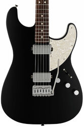 Guitare électrique forme str Fender Made in Japan Elemental Stratocaster - Stone black