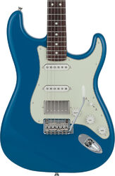 Guitare électrique forme str Fender Made in Japan Hybrid II Stratocaster HSS (RW) - Forest blue