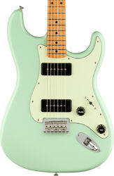 Guitare électrique forme str Fender Noventa Stratocaster (MEX, MN) - Surf green