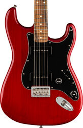 Guitare électrique forme str Fender Noventa Stratocaster (MEX, PF) - Crimson red transparent
