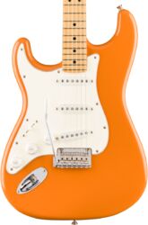 Guitare électrique forme str Fender Player Stratocaster Gaucher (MEX, MN) - Capri orange