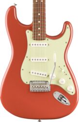 Guitare électrique forme str Fender Player Stratocaster Ltd (MEX, PF) - Fiesta red