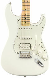 Guitare électrique forme str Fender Player Stratocaster HSS (MEX, MN) - Polar white