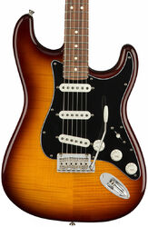 Guitare électrique forme str Fender Player Stratocaster Plus Top (MEX, PF) - Tobacco burst