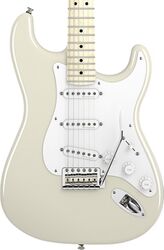Guitare électrique forme str Fender Stratocaster Eric Clapton (USA, MN) - Olympic white