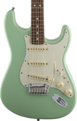 Guitare électrique forme str Fender Jeff Beck Stratocaster (USA, RW) - Surf green