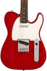 Guitare électrique forme tel Fender American Vintage II 1963 Telecaster (USA, RW) - Crimson red transparent