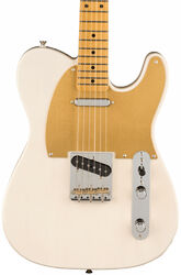 Guitare électrique forme tel Fender JV Modified '50s Telecaster (Japan, MN) - White blonde