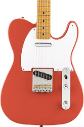 Guitare électrique forme tel Fender Vintera 50's Telecaster (MEX, MN) - Fiesta red