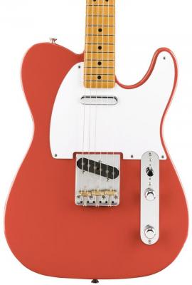 Guitare électrique solid body Fender Vintera 50's Telecaster (MEX, MN) - Fiesta red