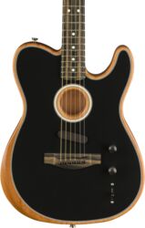 Guitare folk Fender American Acoustasonic Telecaster (USA) - Black