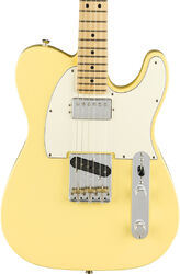 Guitare électrique forme tel Fender American Performer Telecaster Hum (USA, MN) - Vintage white
