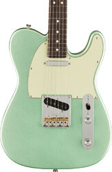 Guitare électrique forme tel Fender American Professional II Telecaster (USA, RW) - Mystic surf green