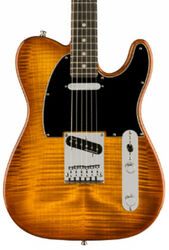 Guitare électrique forme tel Fender American Ultra Telecaster Ltd (USA, EB) - Tiger's eye