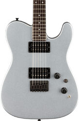 Guitare électrique forme tel Fender Boxer Telecaster HH (Japan, RW) - Inca silver