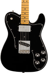 Guitare électrique forme tel Fender American Vintage II 1977 Telecaster Custom (USA, MN) - Black