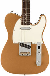 Guitare électrique forme tel Fender JV Modified '60s Custom Telecaster (Japan, RW) - Firemist gold