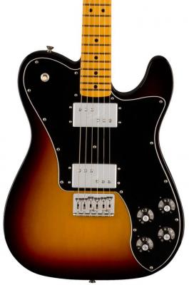 Guitare électrique solid body Fender American Vintage II 1975 Telecaster Deluxe (USA, MN) - 3-color sunburst
