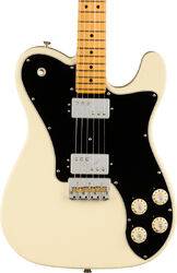 Guitare électrique forme tel Fender American Professional II Telecaster Deluxe (USA, MN) - Olympic white