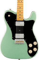 Guitare électrique forme tel Fender American Professional II Telecaster Deluxe (USA, MN) - Mystic surf green
