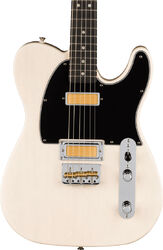 Guitare électrique forme tel Fender Gold Foil Telecaster Ltd (MEX, EB) - White blonde