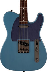 Guitare électrique forme tel Fender Made in Japan Hybrid II Telecaster - Matte Aero Blue Satin Metallic