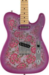 Guitare électrique forme tel Fender Made in Japan Telecaster Ltd - Pink Paisley