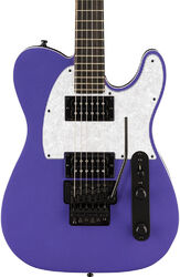 Guitare électrique forme tel Fender Player Fusion Telecaster HH Floyd Rose Ltd (MEX, EB) - Aura Metallic