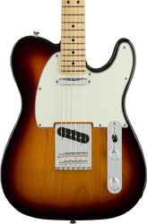 Guitare électrique forme tel Fender Player Telecaster (MEX, MN) - 3-Color Sunburst