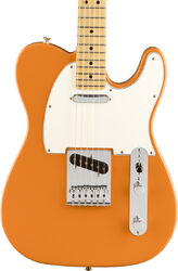 Guitare électrique forme tel Fender Player Telecaster (MEX, MN) - Capri orange