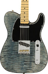 Guitare électrique forme tel Fender Rarities Quilt Maple Top Telecaster (USA, MN) - Blue cloud