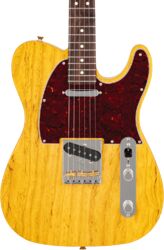 Guitare électrique forme tel Fender Made in Japan Telecaster Raw Ash Ltd - Satin vintage natural