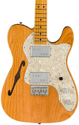 Guitare électrique 1/2 caisse Fender American Vintage II 1972 Telecaster Thinline (USA, MN) - Aged natural