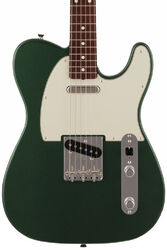 Guitare électrique forme tel Fender Made in Japan Traditional 60s Telecaster - Aged sherwood green metallic